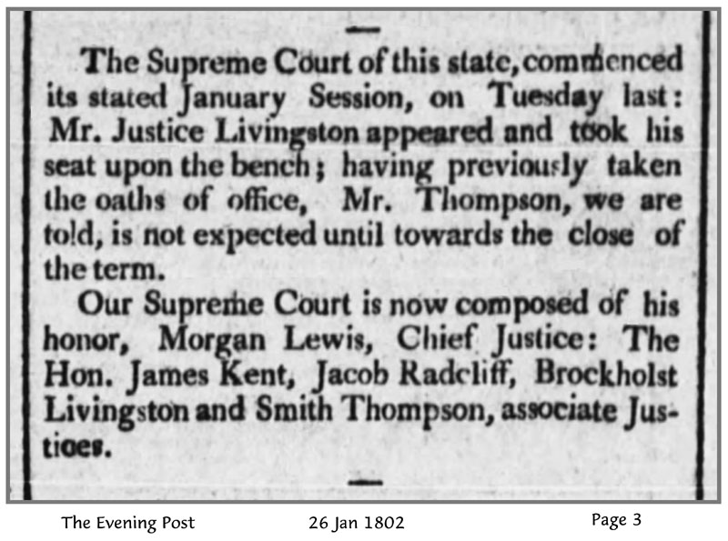 Smith Thompson - Supreme Court