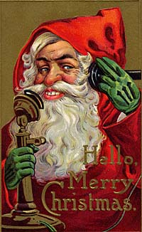 Postcard Santa