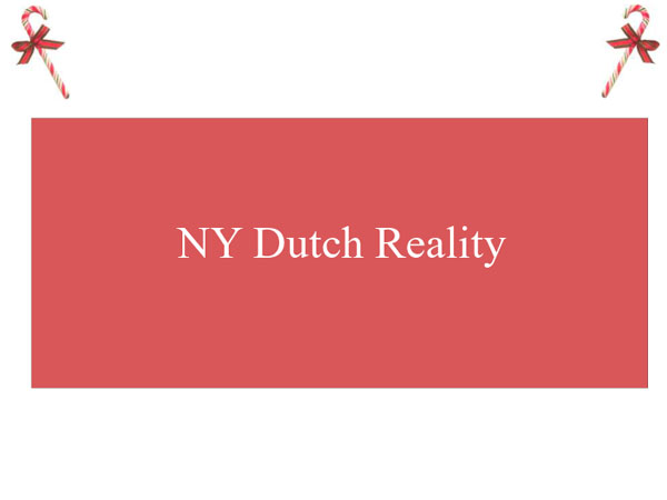 The Reality of the New York Dutch
