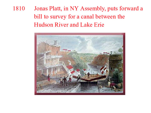 Jonas Platt and the Erie Canal