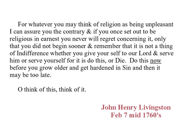 Letter from John Henry to Henry
